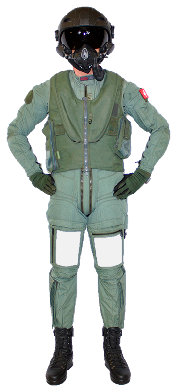 G-RAFFE Smart G-protection Full Body Suit  with integrated High-Altitude Protection (AHAP) 
