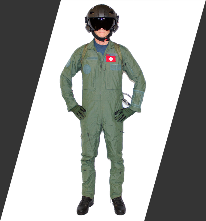 rotary 1 Coverall for ROTARY / FIXED WING with Dry Air Cooling System